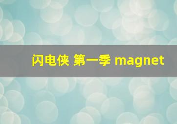 闪电侠 第一季 magnet